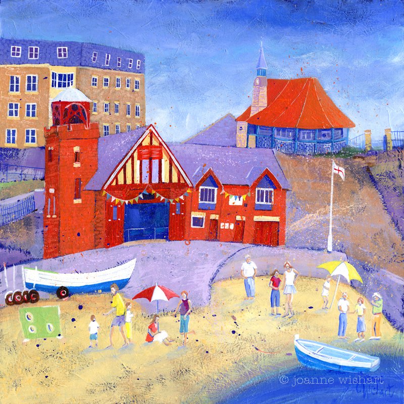 Cullercoats Harbour Day - Joanne Wishart Image