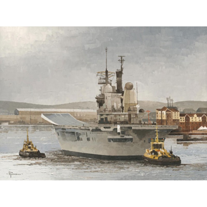 HMS Ark Royal, Tyne 2008 - Bob Turnbull Image