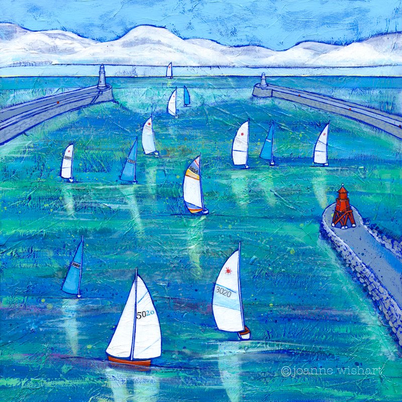 Sailing the Tyne - Joanne Wishart Image